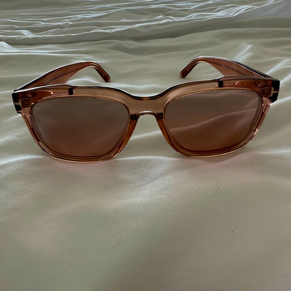 Tom Ford slightly square wayfarer.